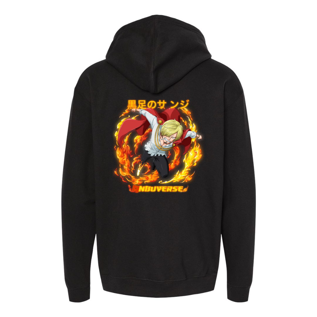 Sanji Diable Jambe x Origami Hoodie