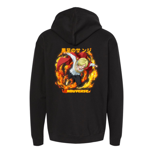 Sanji Diable Jambe x Origami Hoodie